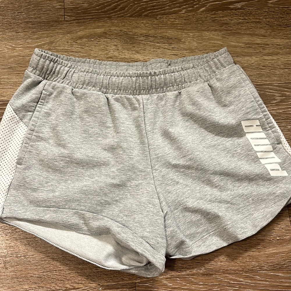 Grey Puma Shorts